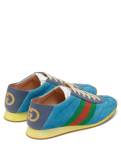 blue suede dragon gucci sneakers|Gucci bloomingdale's.